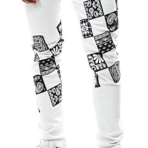 Bandana Patch Twill Stretch Pants